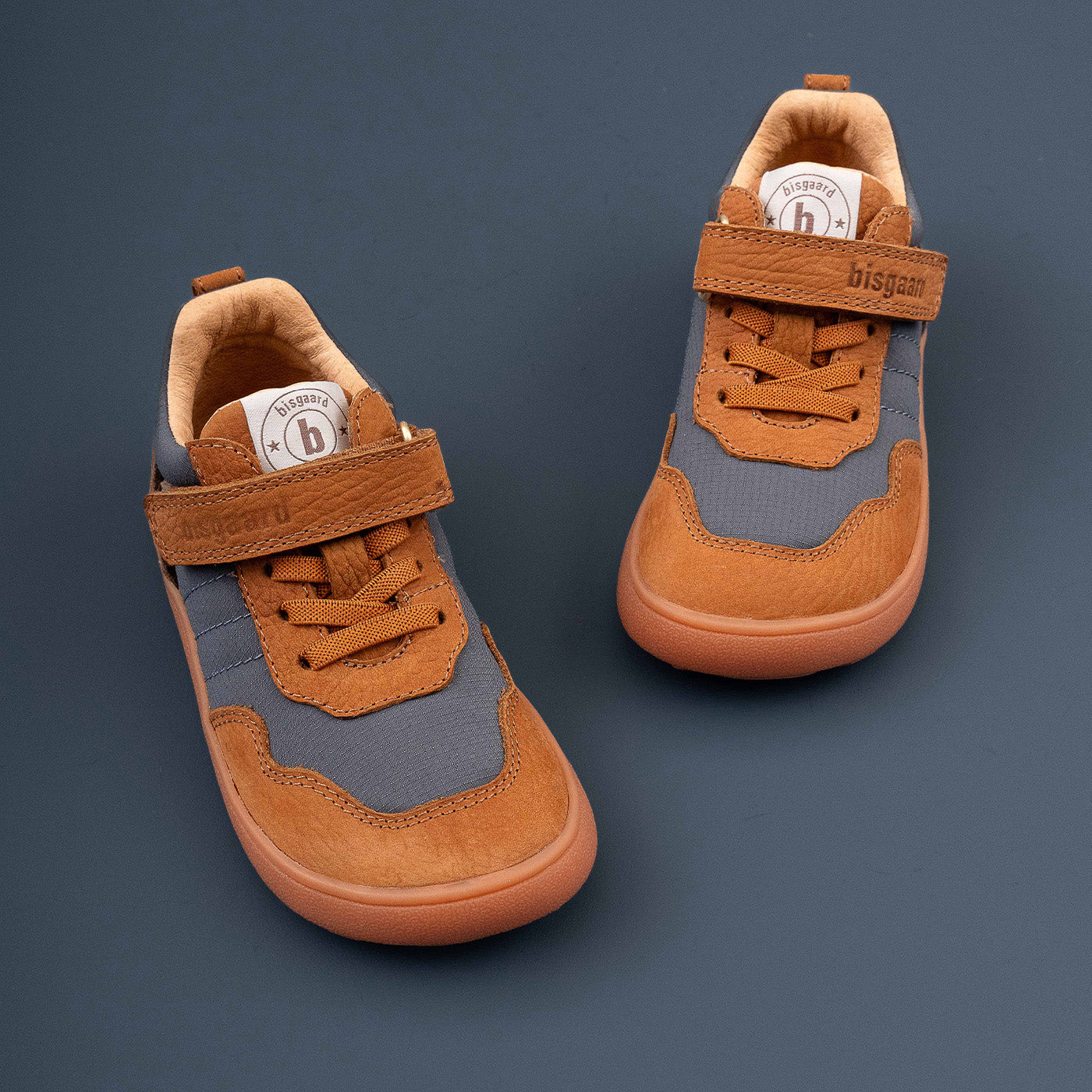 bisgaard-barefoot-baloo-barfu-sneaker-cognac-wildleder-breite-zehenbox-gr-e-20-3 image 5