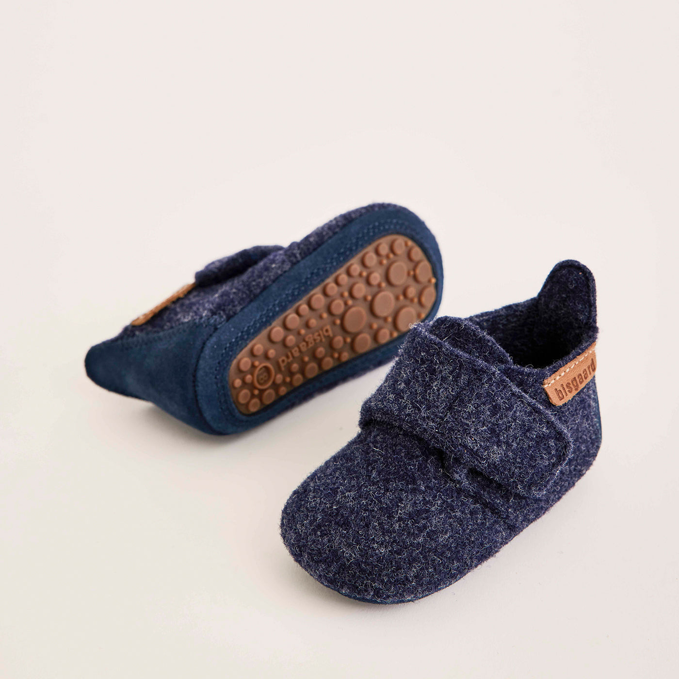 bisgaard-baby-wool-hausschuh-blue image 5