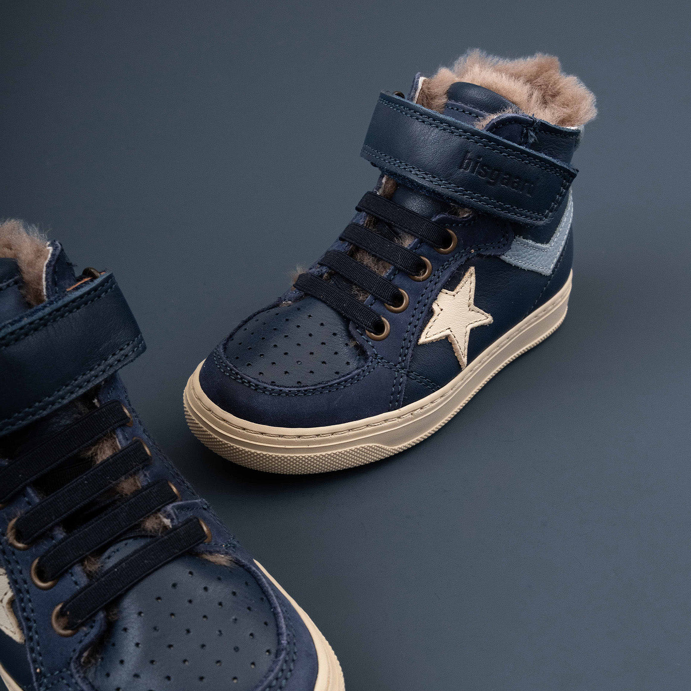 bisgaard-isak-lamb-navy-sneaker-mit-warmem-lammfellfutter image 5