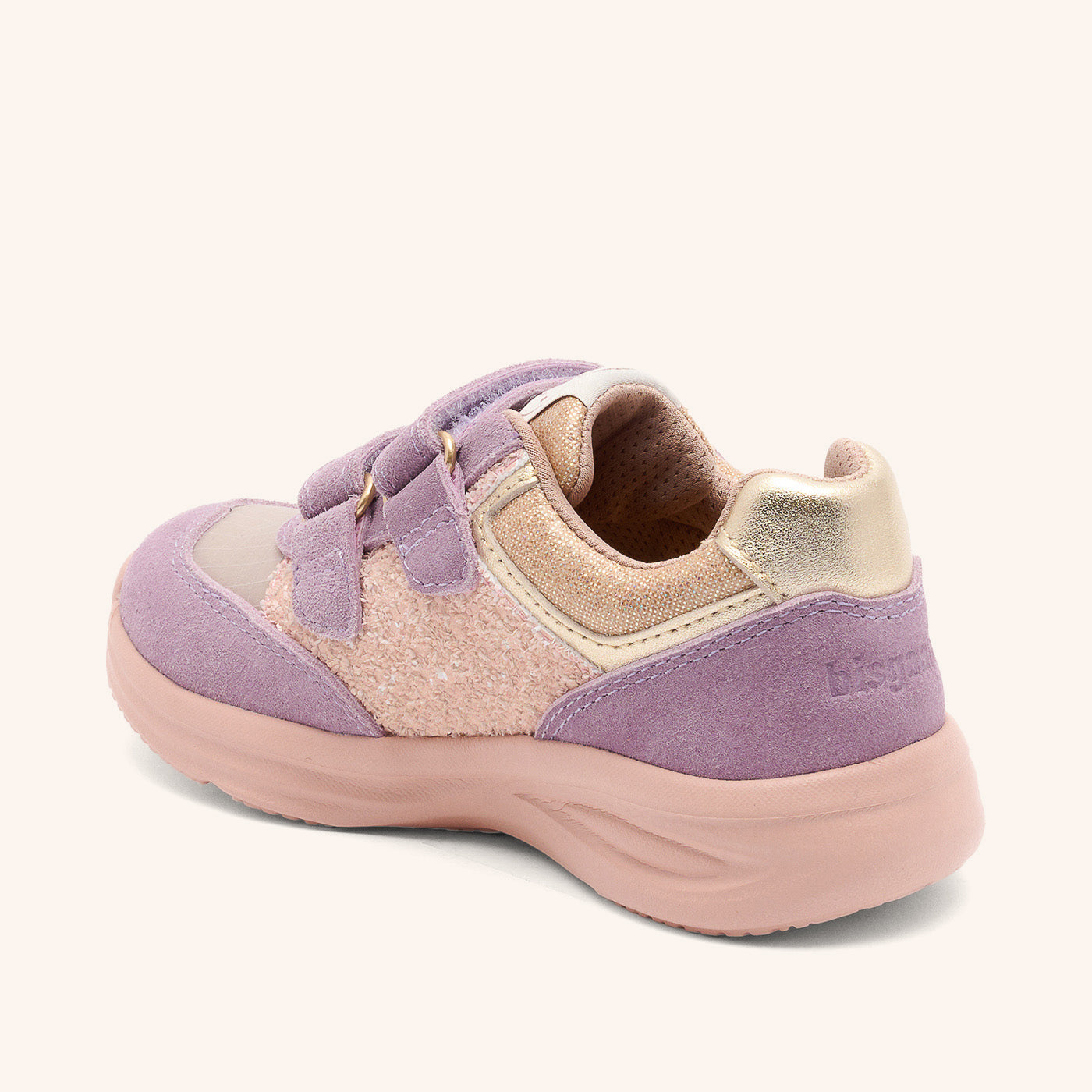 bisgaard-yuki-tex-sneaker-glitter-plum-wasserdicht image 2