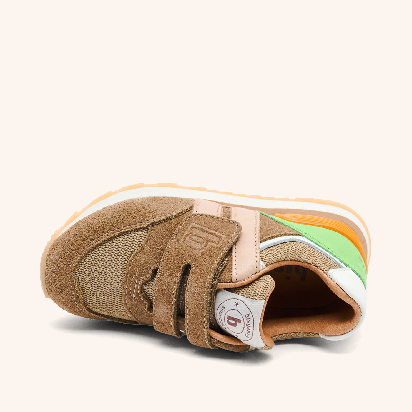 bisgaard-winston-earth-sportlicher-sneaker-aus-wildleder-und-textil-f-r-kinder image 3