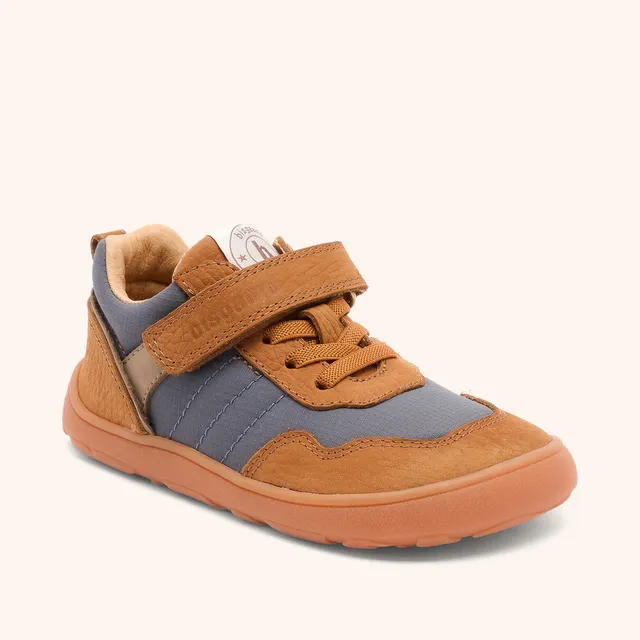 bisgaard-barefoot-baloo-barfu-sneaker-cognac-wildleder-breite-zehenbox-gr-e-20-3 image 1