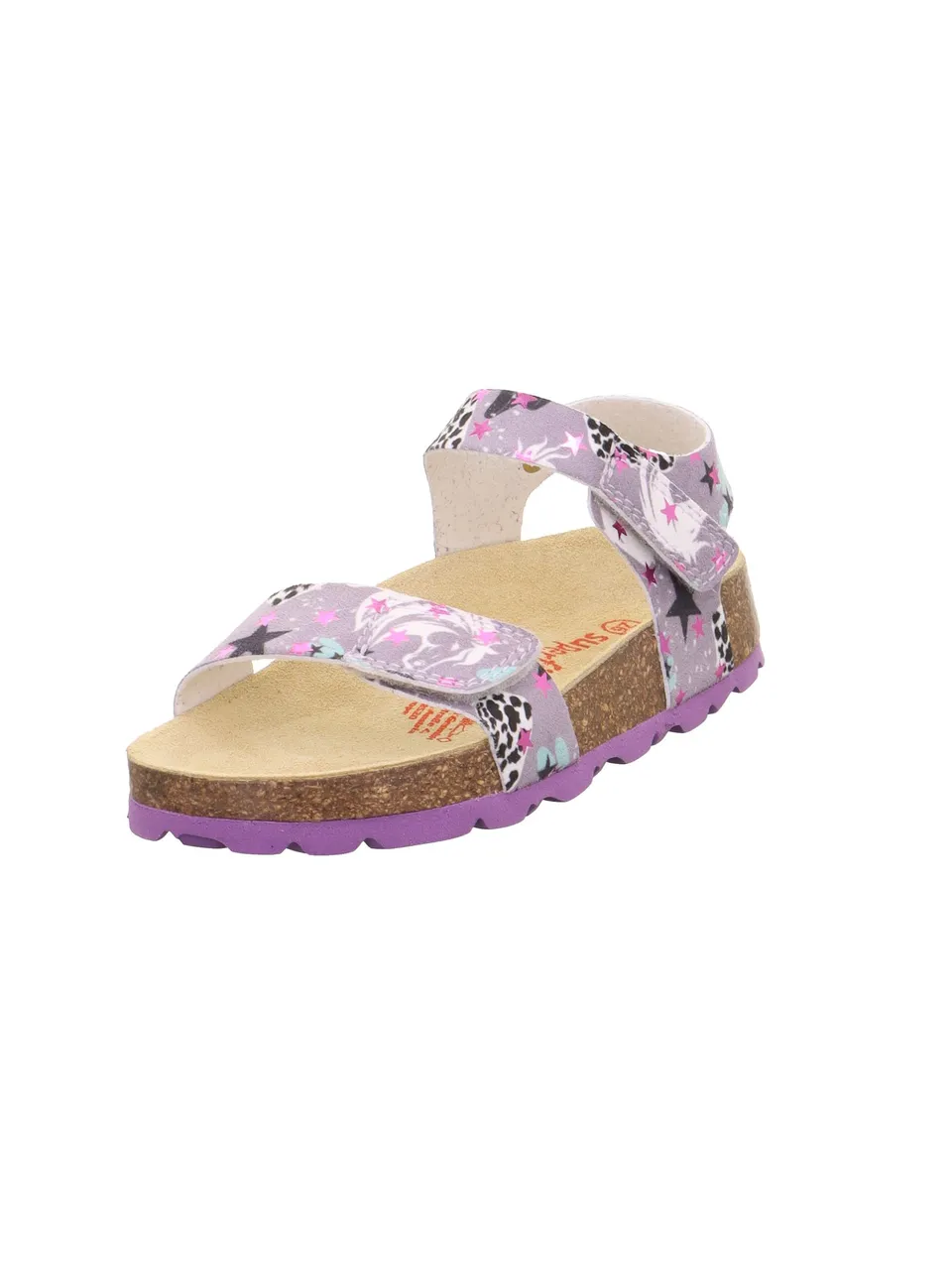 superfit-fu-bettpantoffel-m-dchen-lila-mehrfarbig-8520 image 1