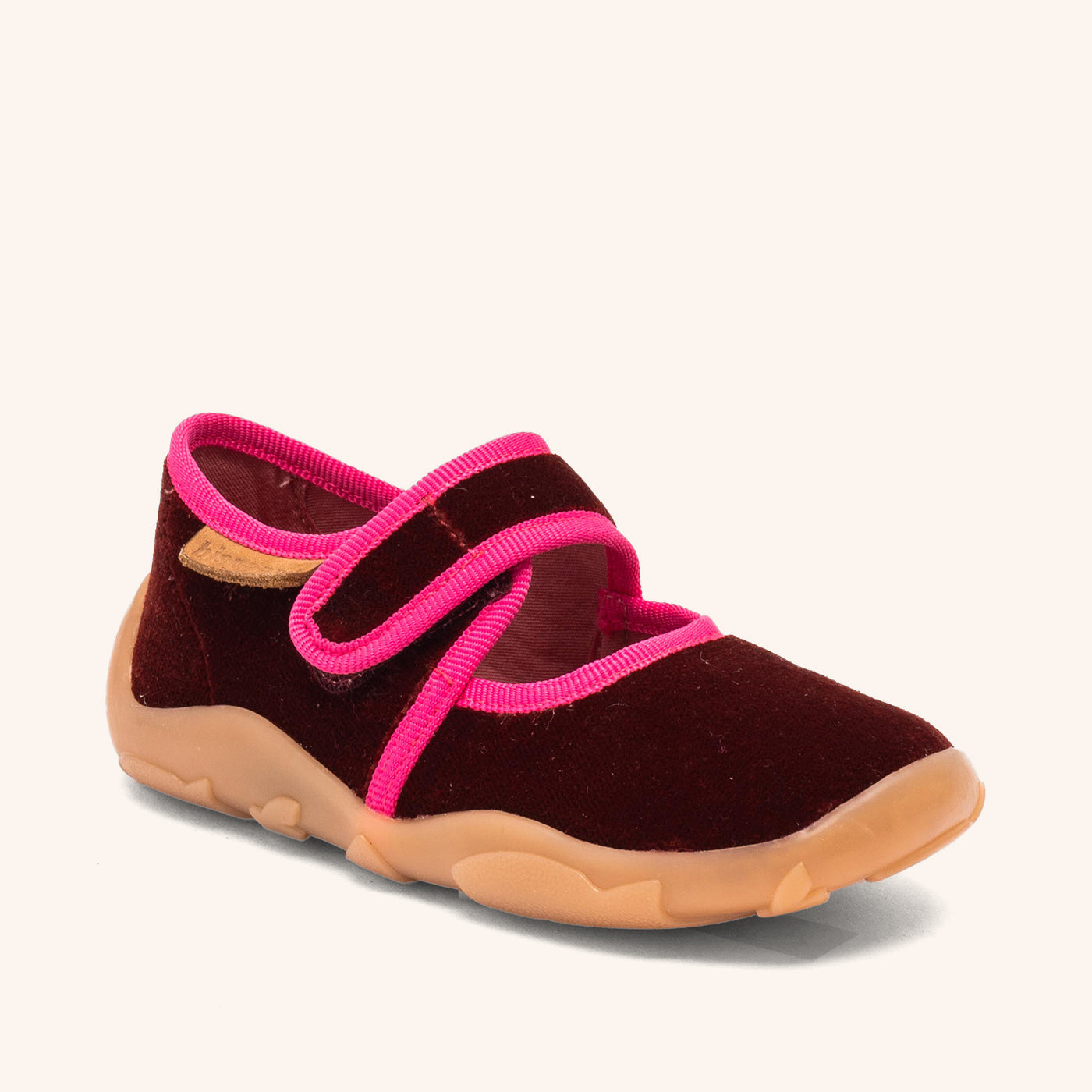 bisgaard-maddy-bordeaux-ballerina-hausschuh image 1