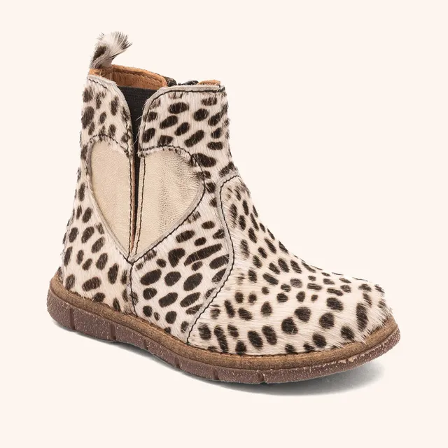 bisgaard-maggie-dots-fur-ankle-stiefelette-mit-herzmotiv-und-warmfutter image 1