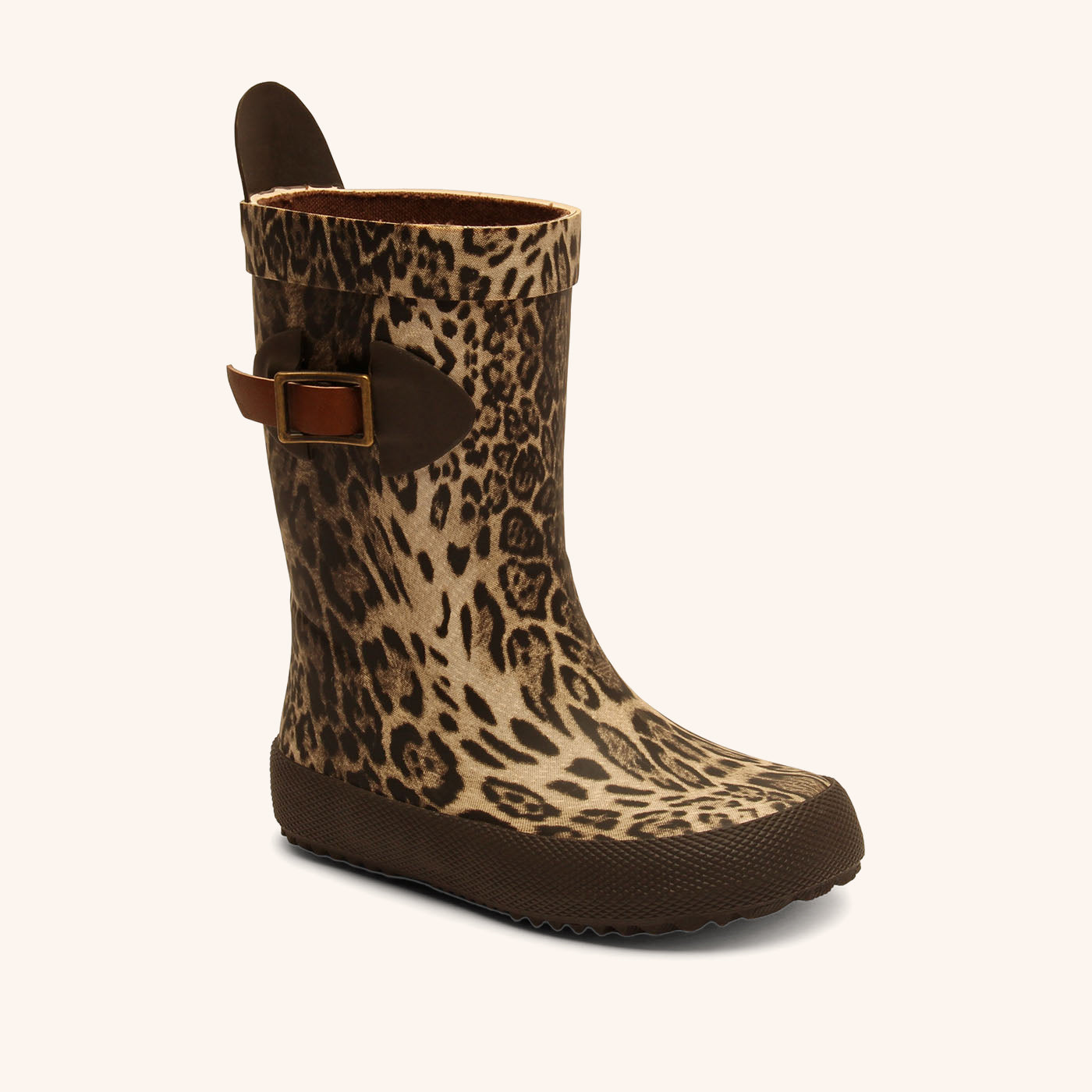 bisgaard-scandinavia-gummistiefel-mit-schnallendetail-in-leopard image 1