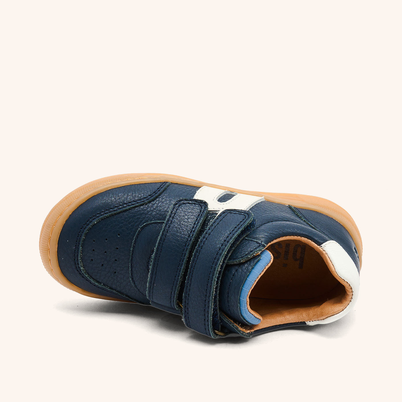 bisgaard-rob-navy-leichter-sneaker-aus-atmungsaktivem-qualit-tsleder-f-r-kinder image 3