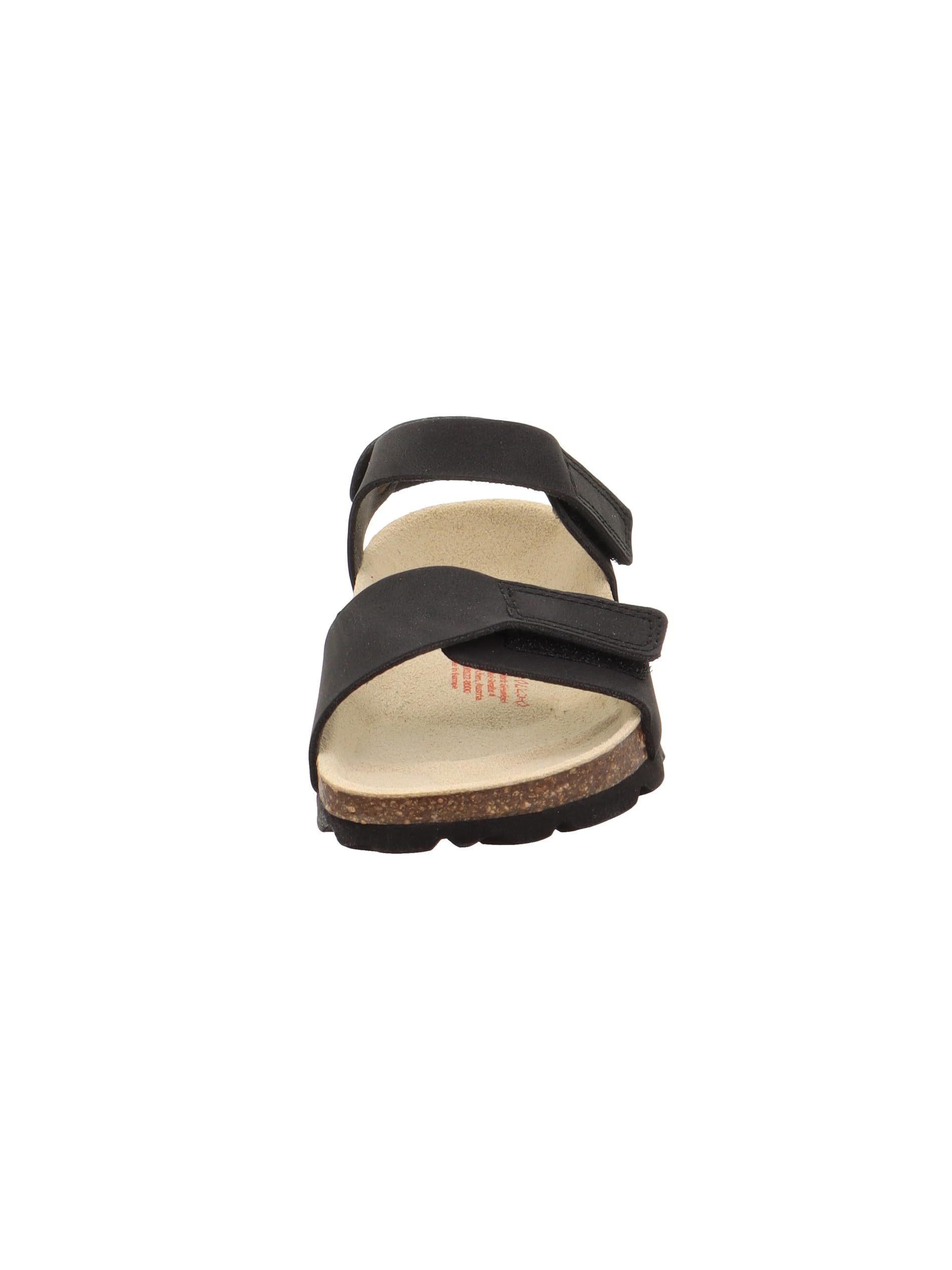 superfit-fussbettpantoffel-jungen-sandale-schwarz image 2