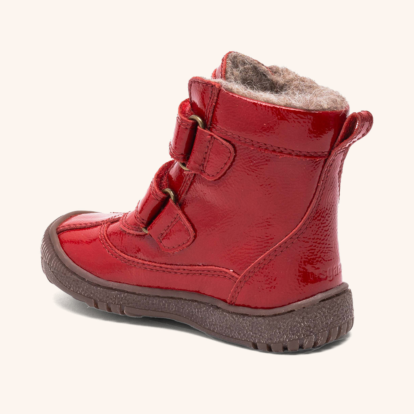 bisgaard-ellis-tex-winterstiefel-red-patent-mit-wollfutter image 2