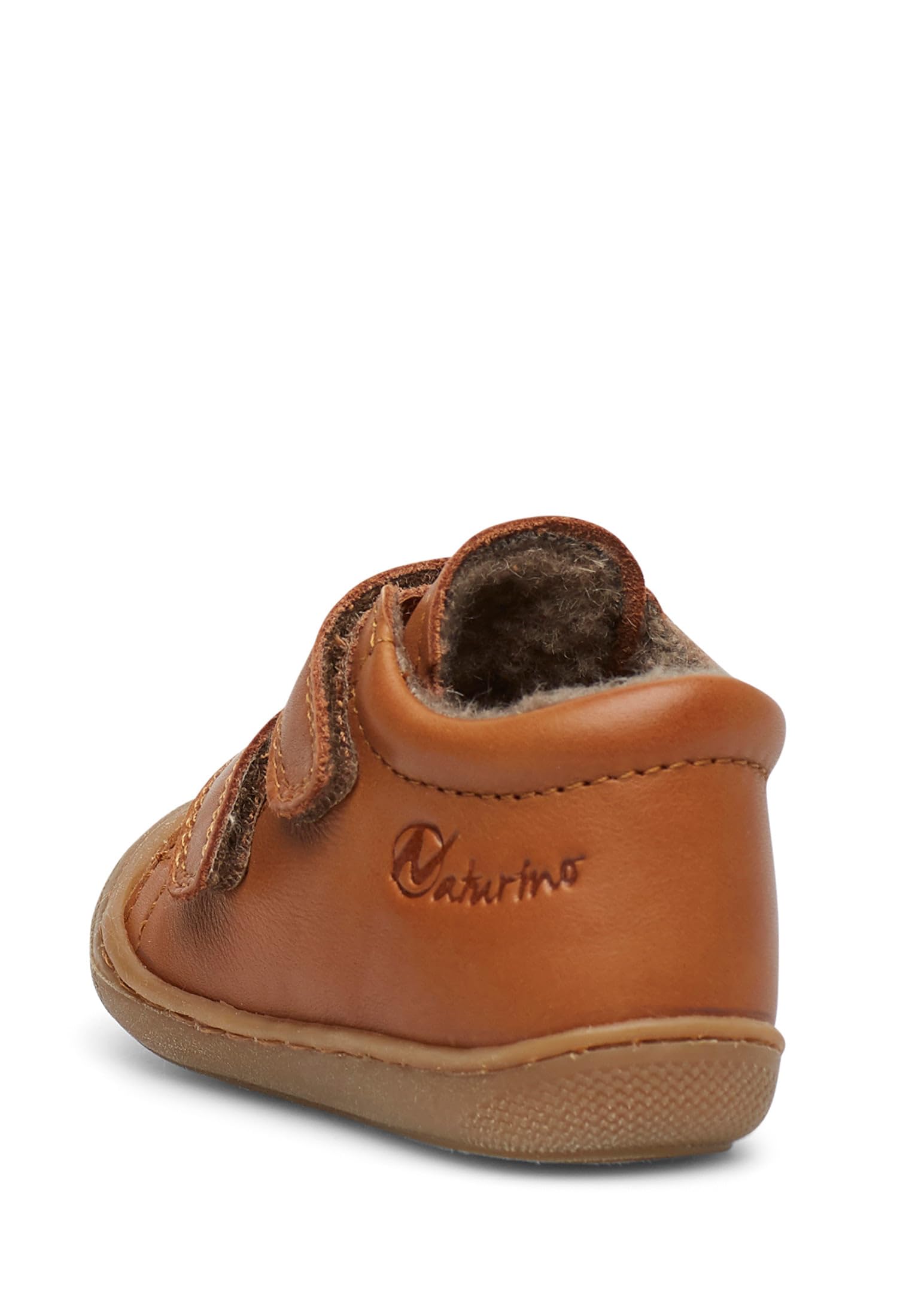 naturino-cocoon-vl-lauflernschuhe-nappaleder-wollfutter-hellbraun image 5