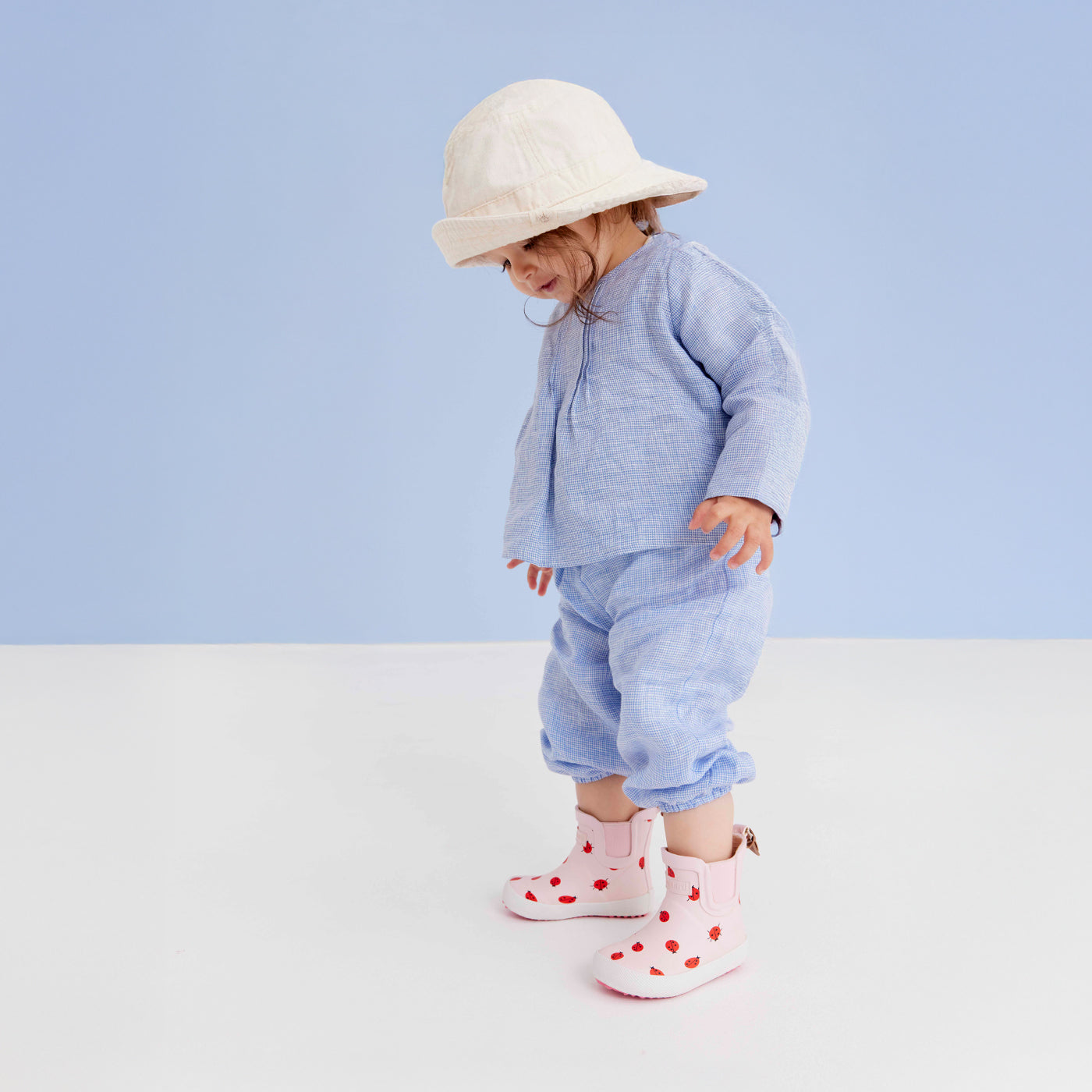 bisgaard-baby-rubber-cute-lady-bug-naturkautschuk-gummistiefel-pink-20-30 image 5