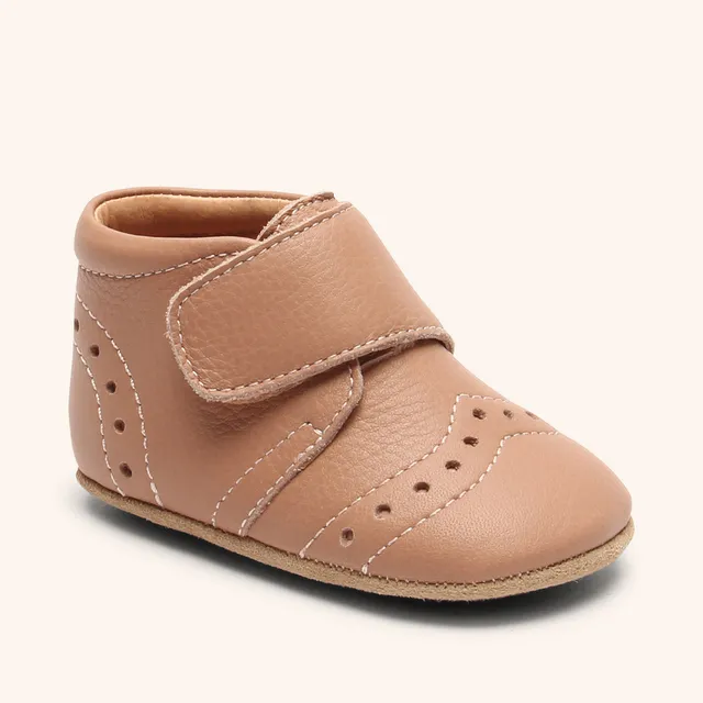 bisgaard-petit-hausschuh-nude-brogue-details-18-27 image 1
