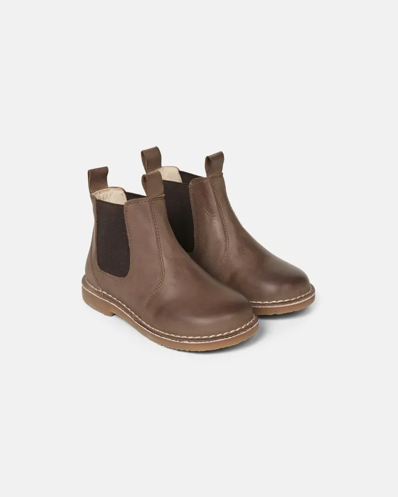 bundgaard-luca-dark-brown-kinder-chelsea-stiefel-leder image 1