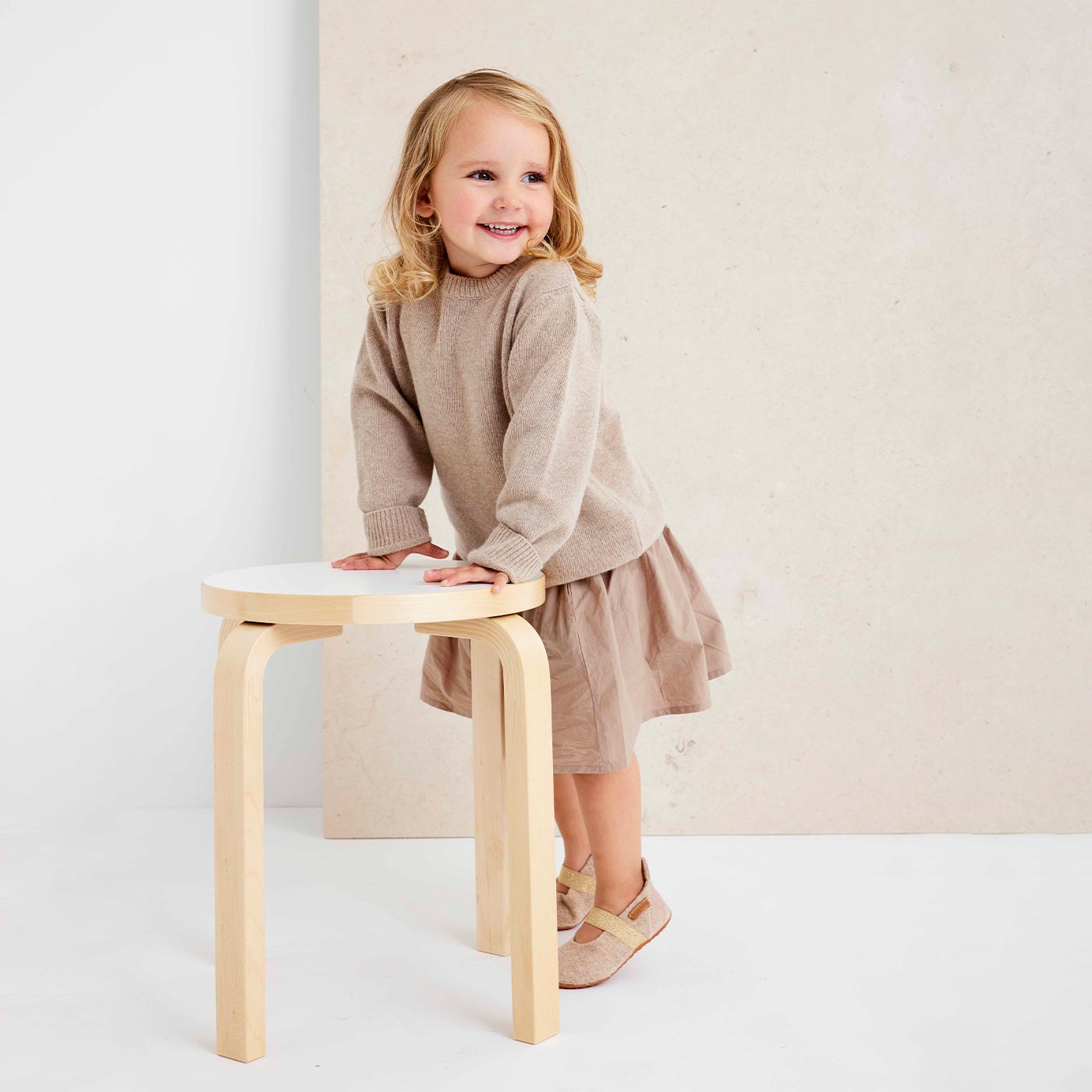 bisgaard-ballet-wool-ballerinas-wollslipper-nougat image 5
