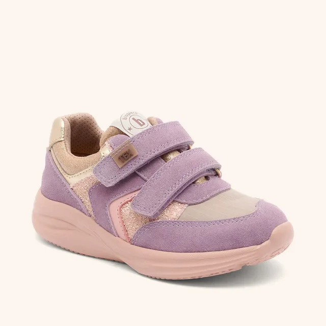bisgaard-yuki-tex-sneaker-glitter-plum-wasserdicht image 1