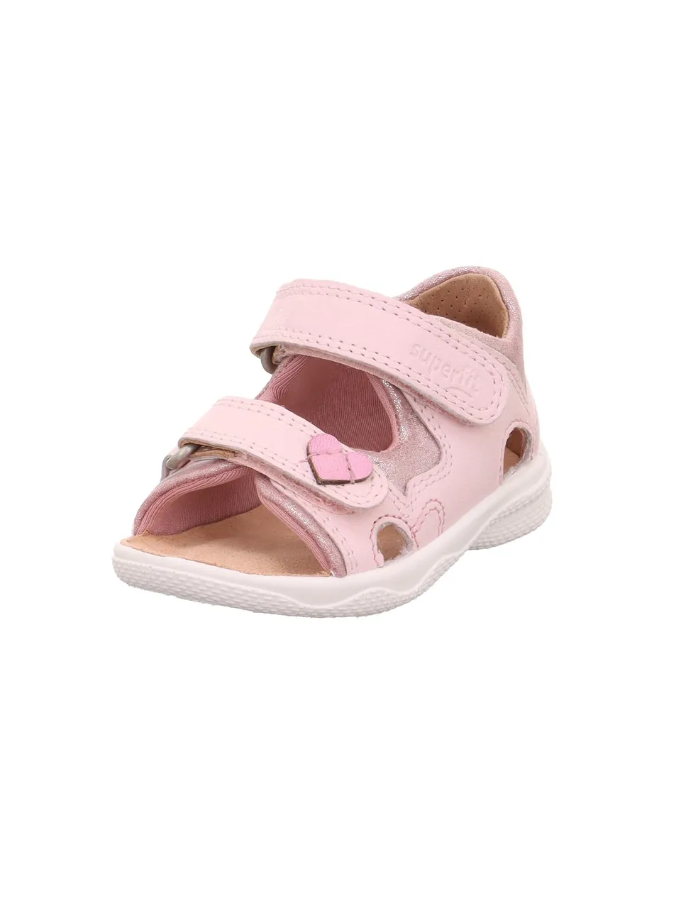 superfit-polly-lauflern-sandale-m-dchen-velours-herz-design image 1