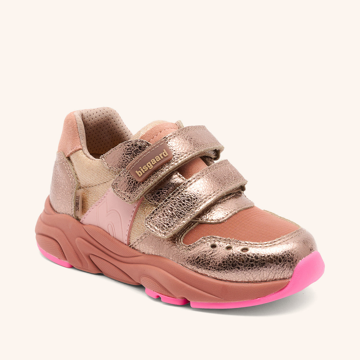 bisgaard-herle-tex-lauflern-sneaker-rose-gold image 1