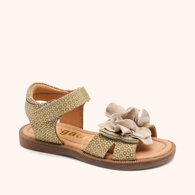 bisgaard-agnes-premium-ledersandale-sage-bloom image 1