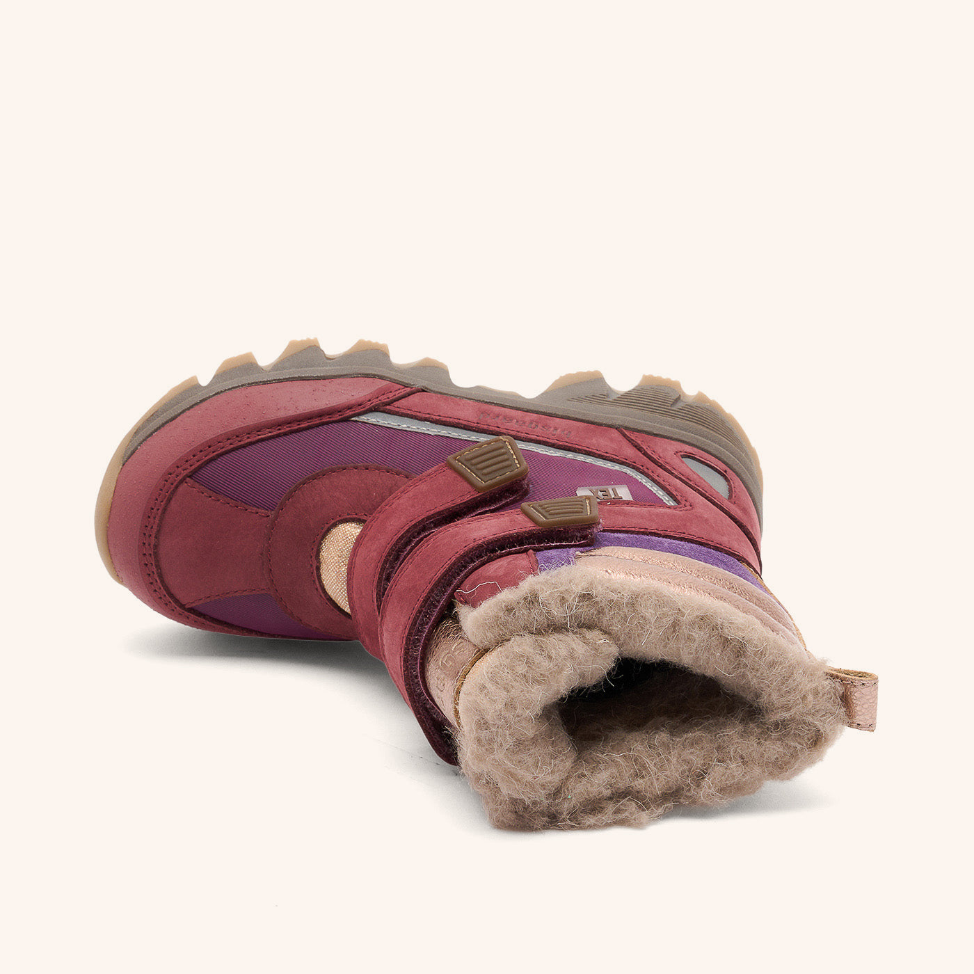 bisgaard-eddie-tex-plum-wasserdichter-winterstiefel-mit-wollfutter image 3