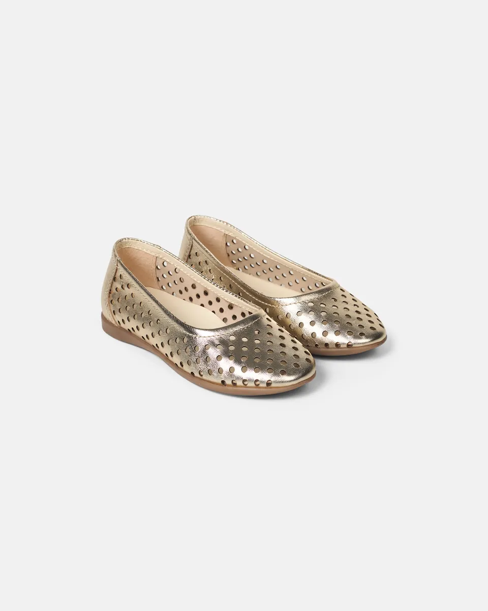 bundgaard-fiona-goldie-ballerina-leder-lochmuster image 1
