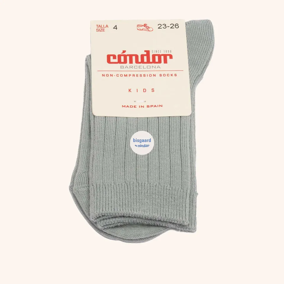 bisgaard-x-c-ndor-cotton-rib-short-socks-kurzsocken-dry-green image 1
