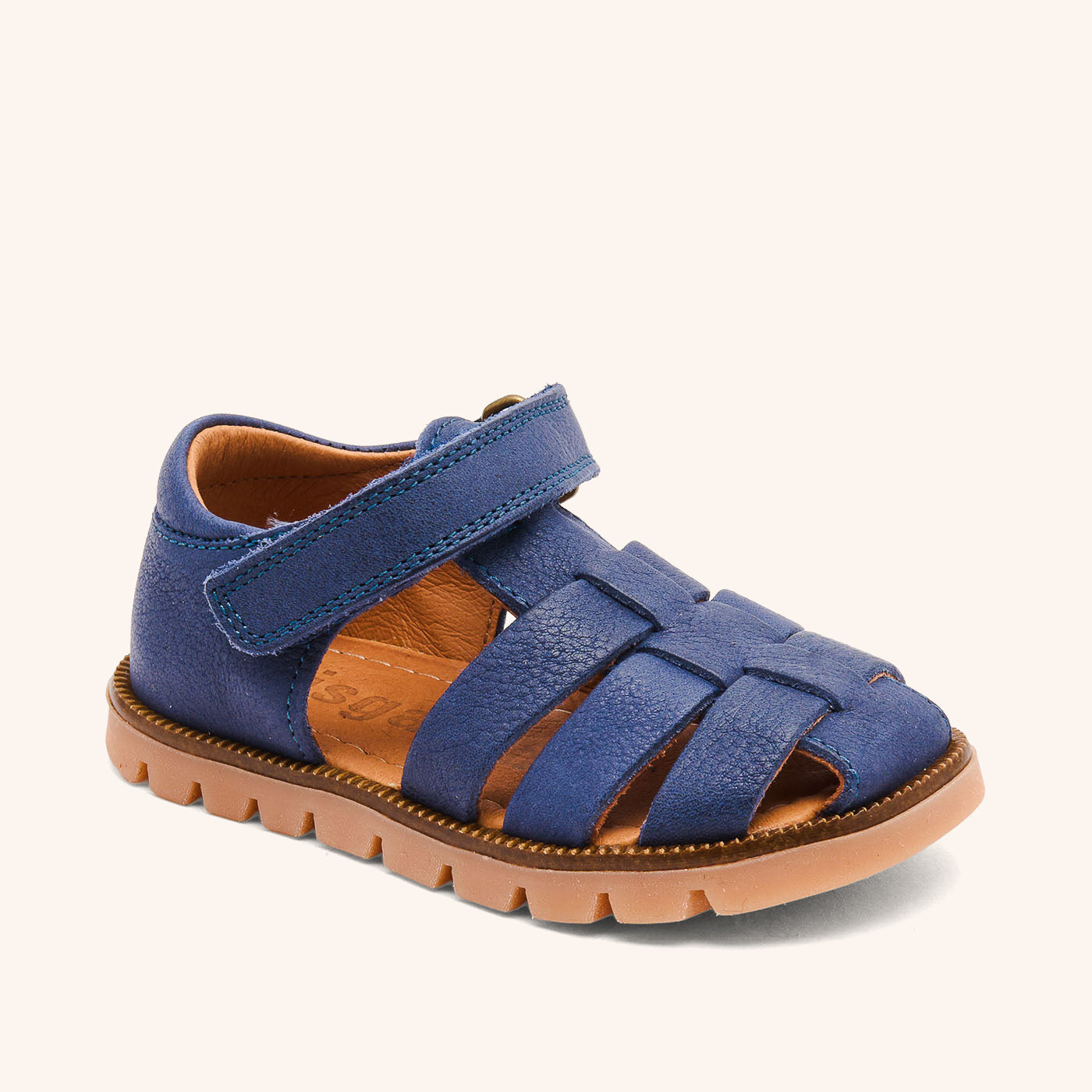 bisgaard-beka-navy-ledersandale image 1