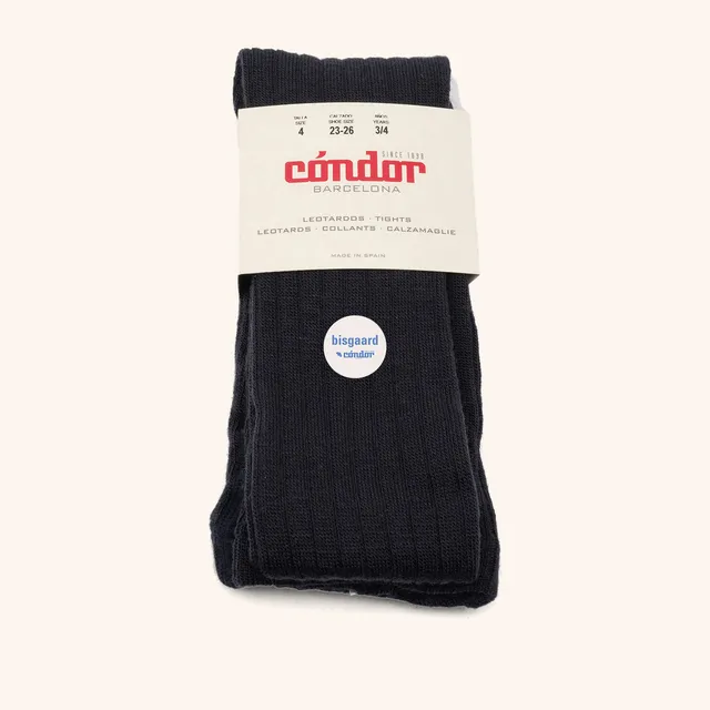 bisgaard-x-c-ndor-merino-wool-rib-tights-azul-oscuro image 1