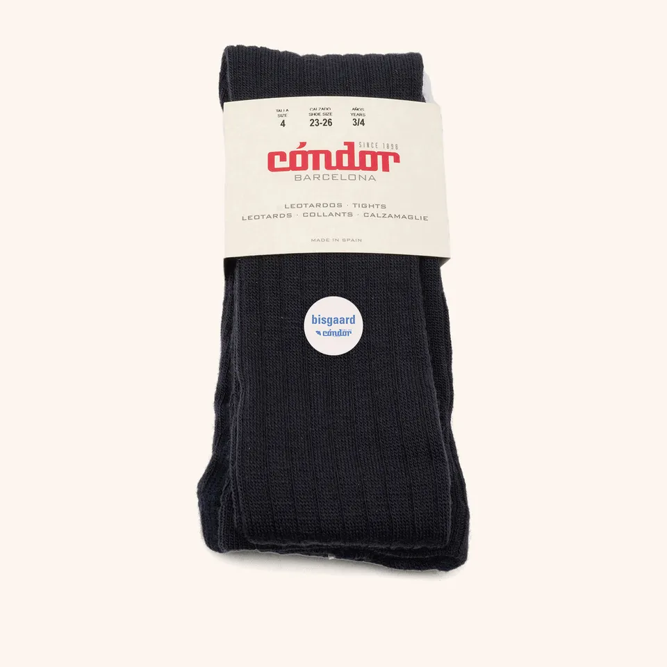 bisgaard-x-c-ndor-merino-wool-rib-tights-azul-oscuro image 1