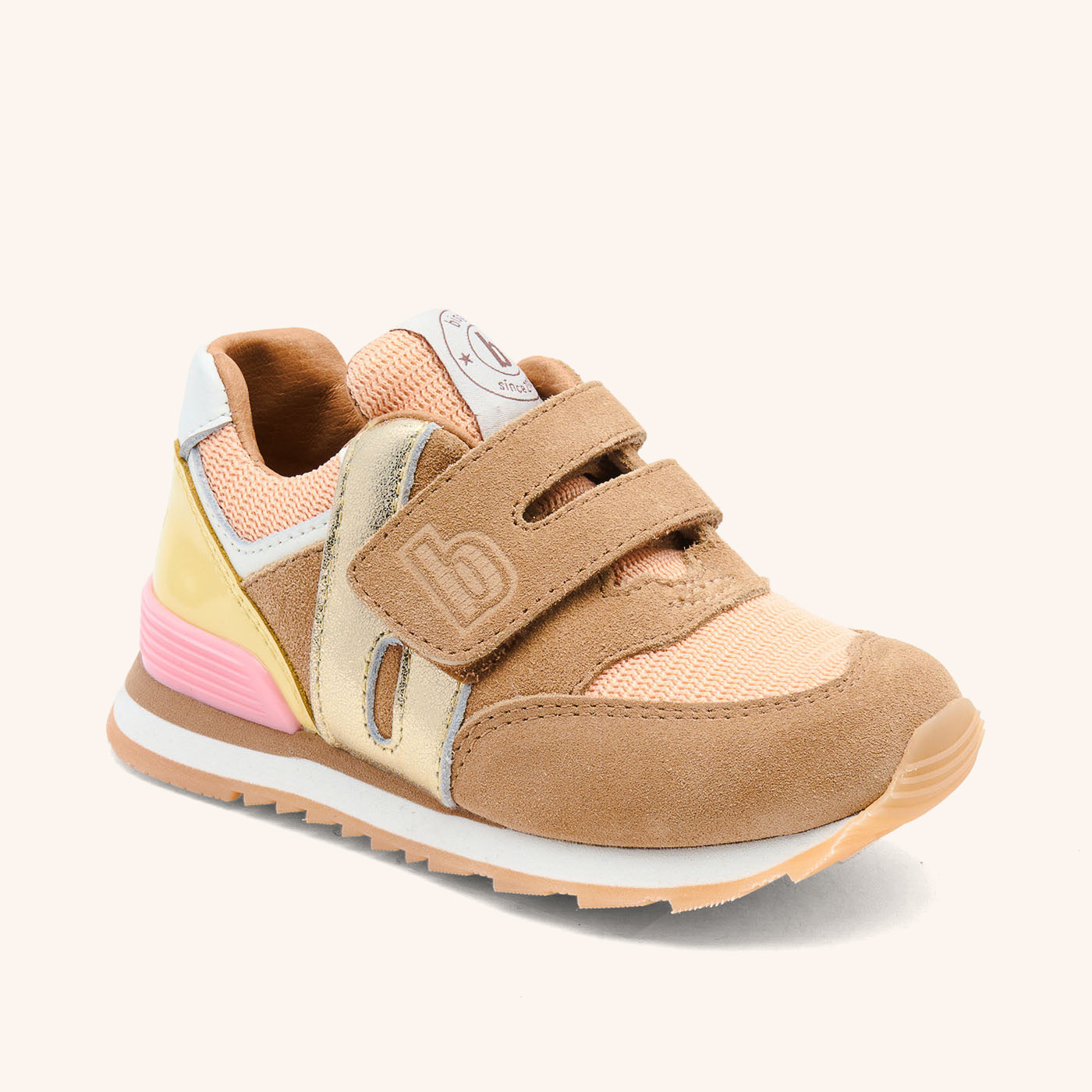 bisgaard-winston-kinder-sneaker-nude image 1