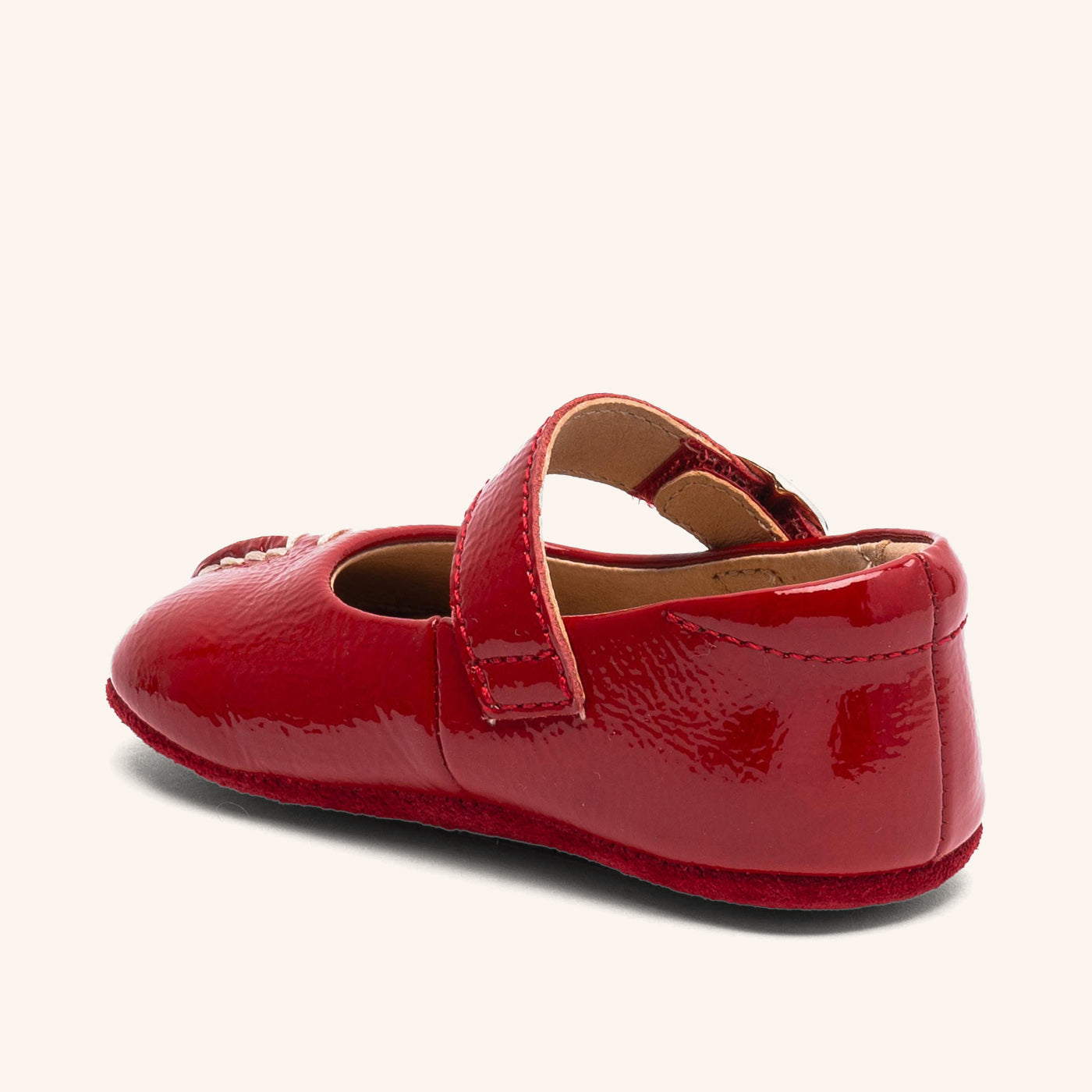bisgaard-annabelle-ballerina-hausschuh-red-patent image 2