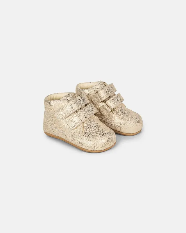 bundgaard-prewalker-baby-lauflernschuh-barfu-ivory-gold image 1