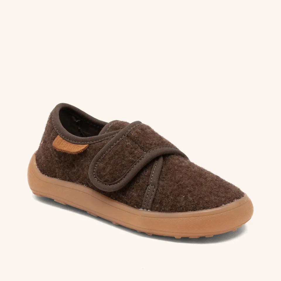 bisgaard-pav-dark-brown-woll-hausschuh-f-r-kinder image 1