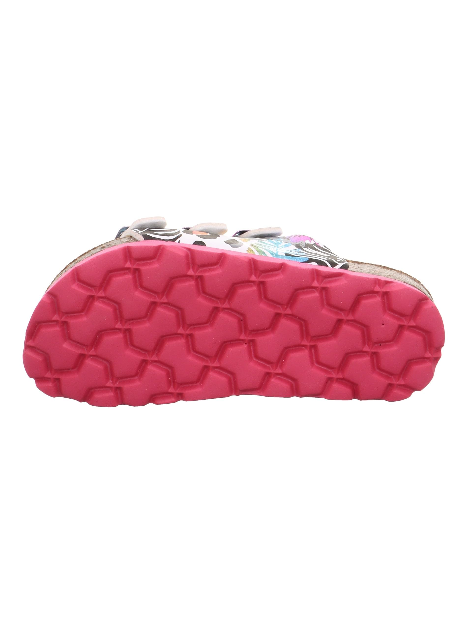 superfit-fussbettpantoffel-m-dchen-pantolette-wei-mehrfarbig-1100 image 4