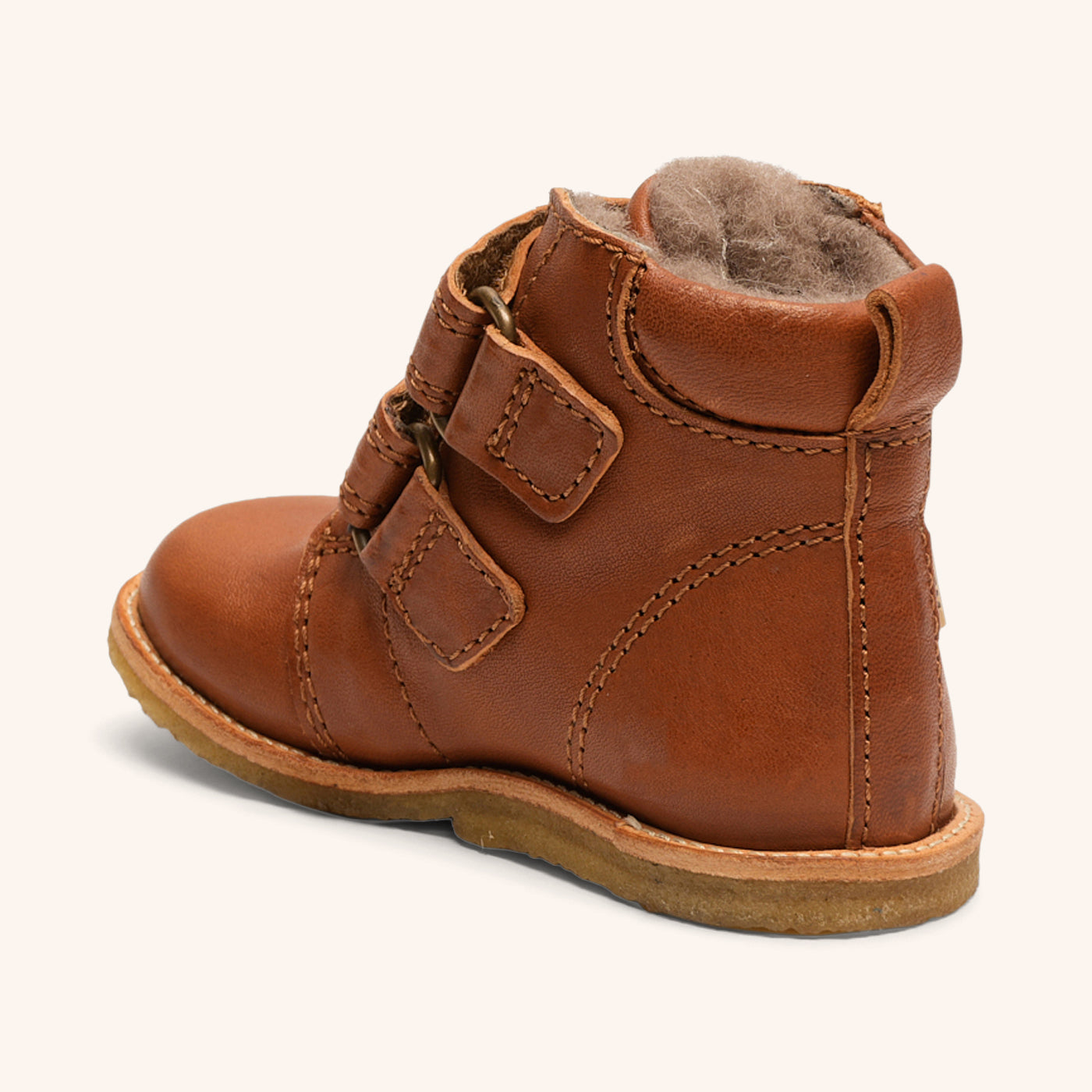 bisgaard-edis-tex-winterstiefel-cognac-wasserdicht-mit-wollfutter image 2