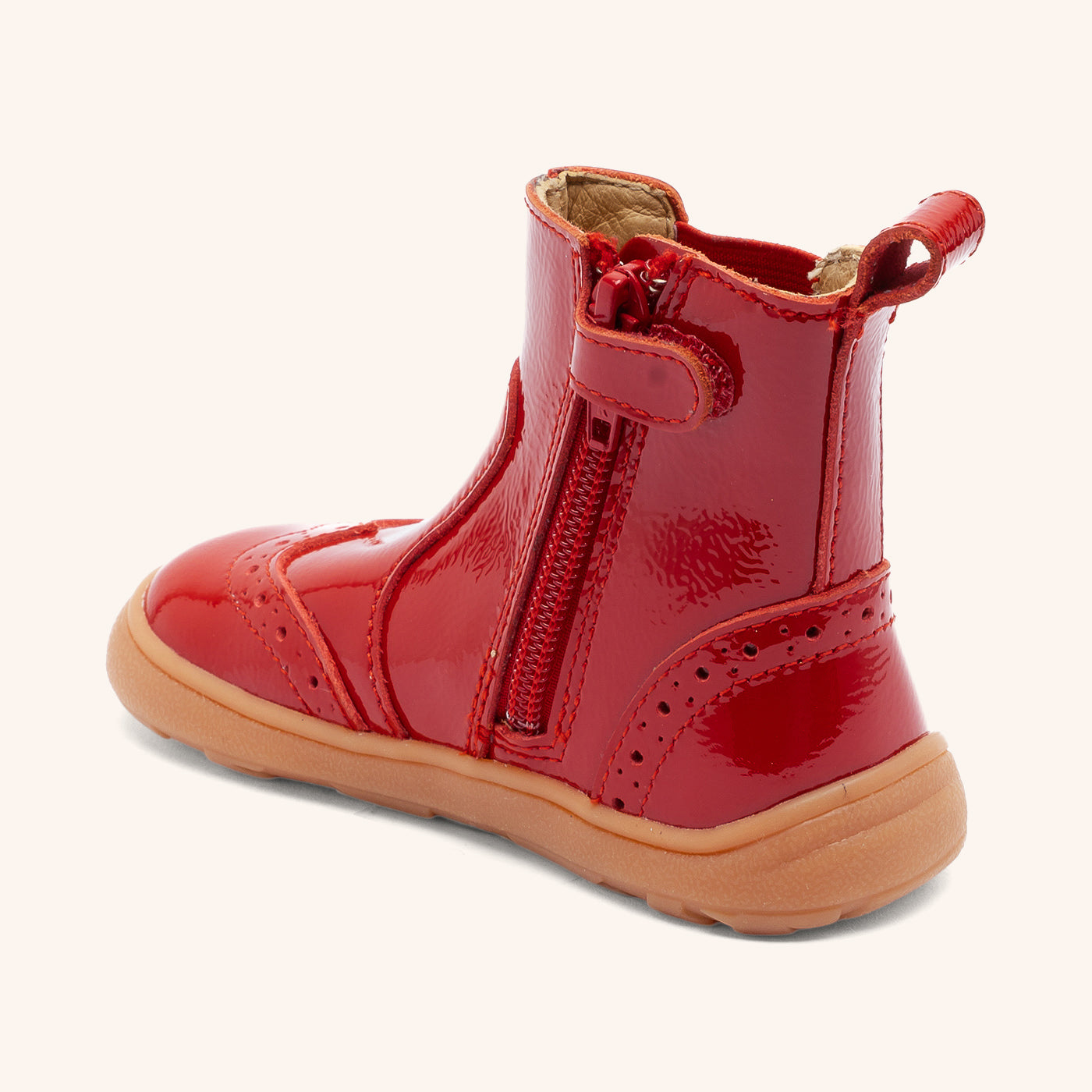 bisgaard-barefoot-katie-red-patent-barfu-lederstiefel-f-r-kinder image 2
