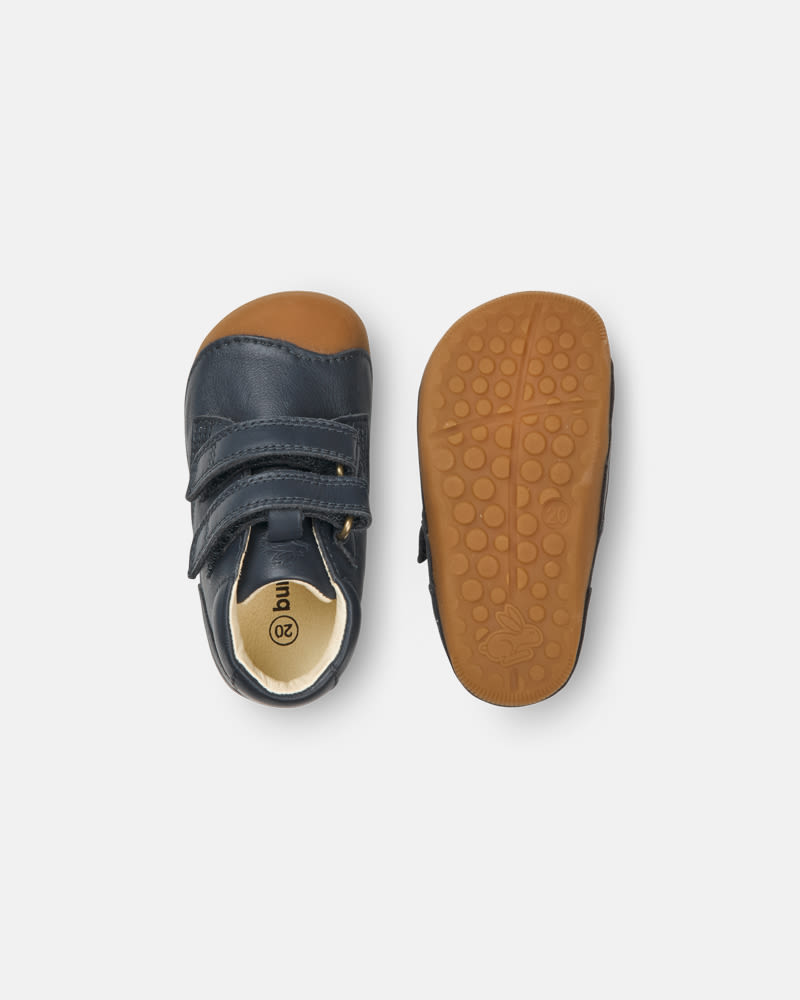 bundgaard-petit-navy-lauflernschuh-klett-leder image 2