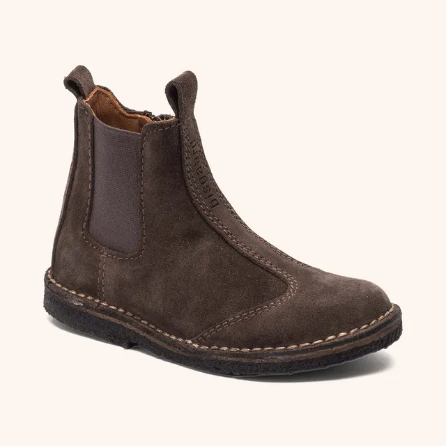 bisgaard-nohr-dark-brown-chelsea-stiefel-kinder-crepe image 1
