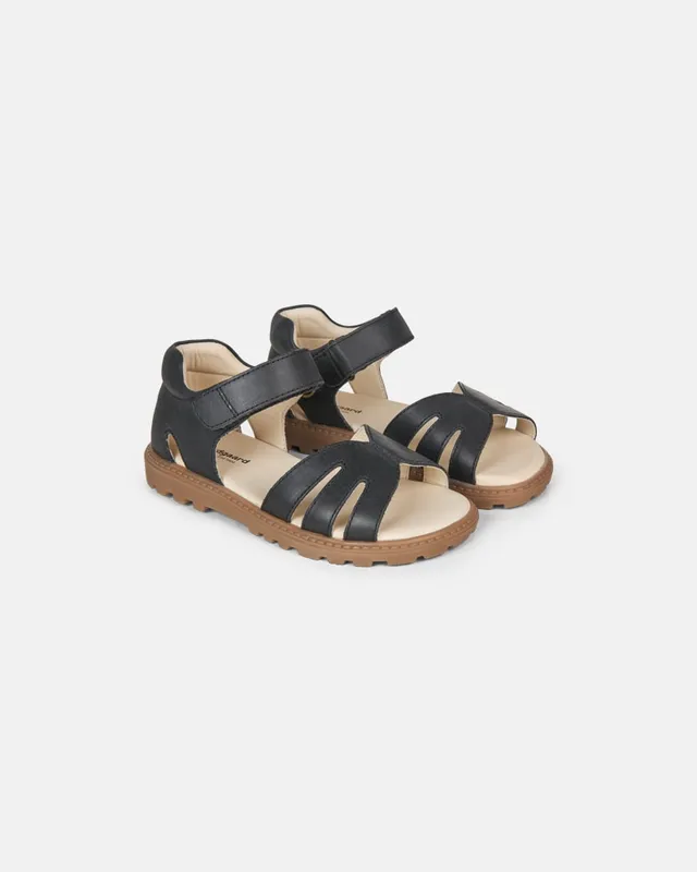 bundgaard-asta-black-klassische-kindersandale-mit-schmetterlingsspitze-lwg-zerti image 1