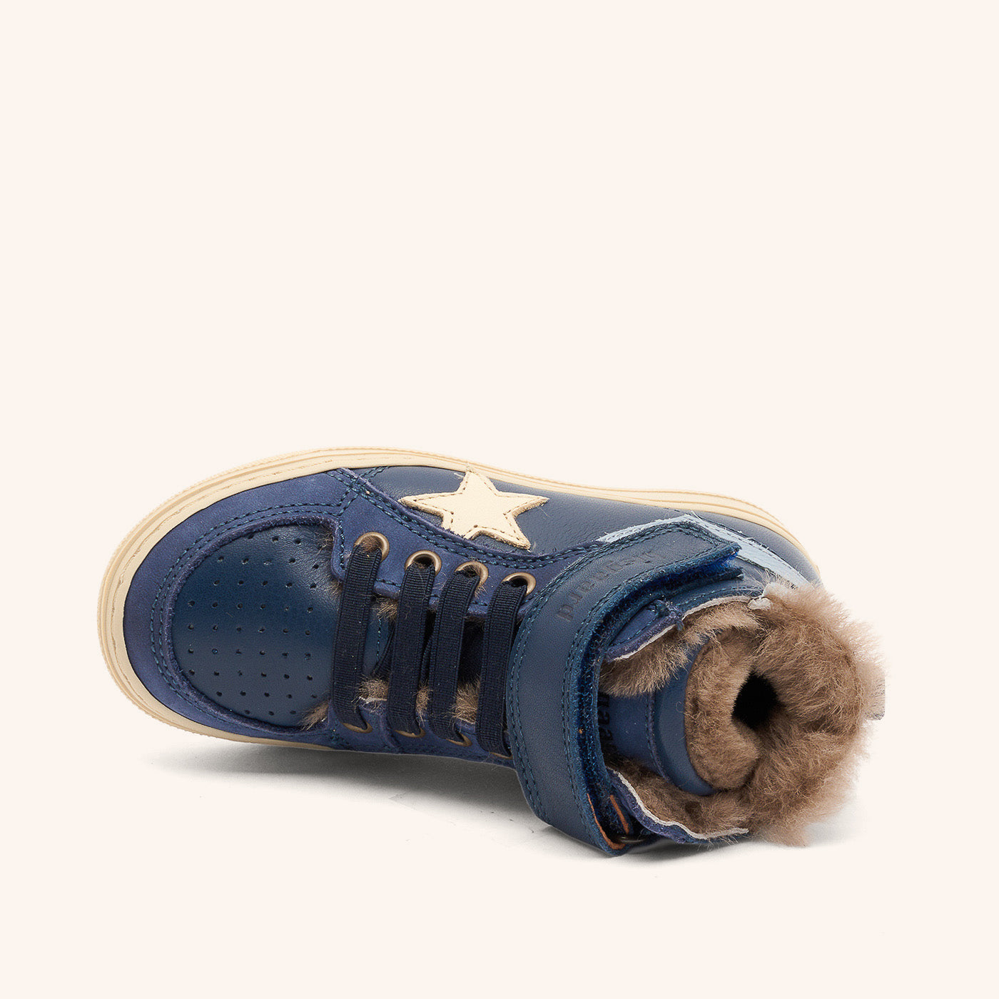 bisgaard-isak-lamb-navy-sneaker-mit-warmem-lammfellfutter image 3