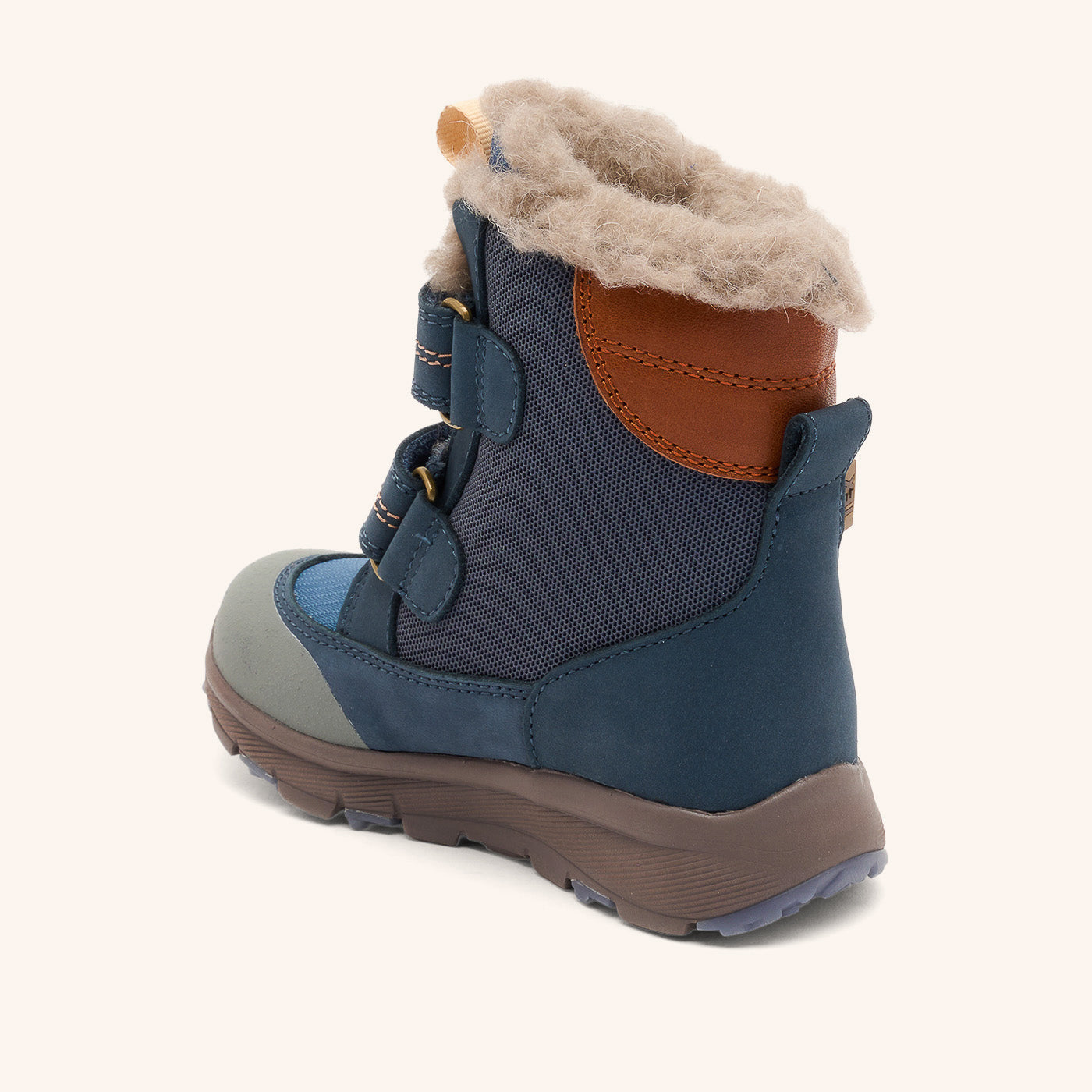 bisgaard-spencer-tex-leder-winterstiefel-navy-mit-wollfutter image 2