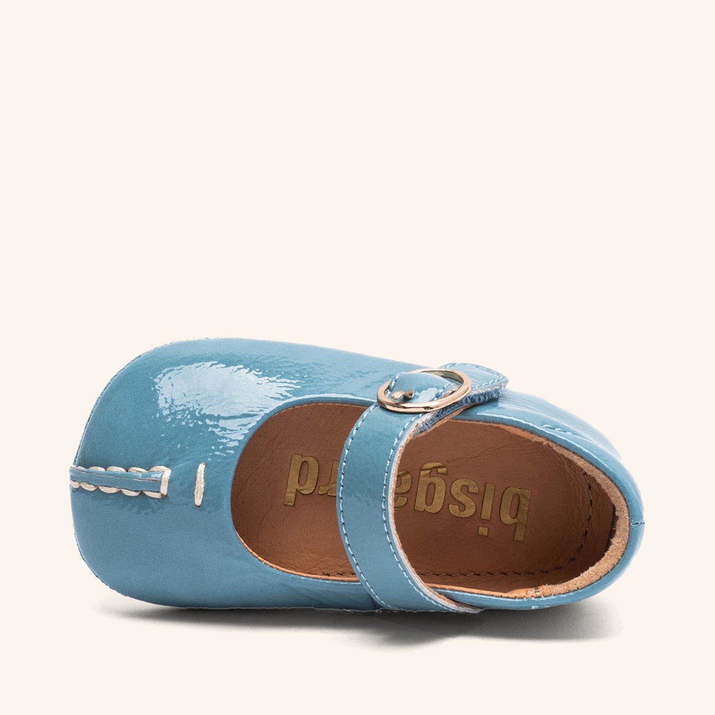 bisgaard-annabelle-blue-patent-ballerina-hausschuh image 3