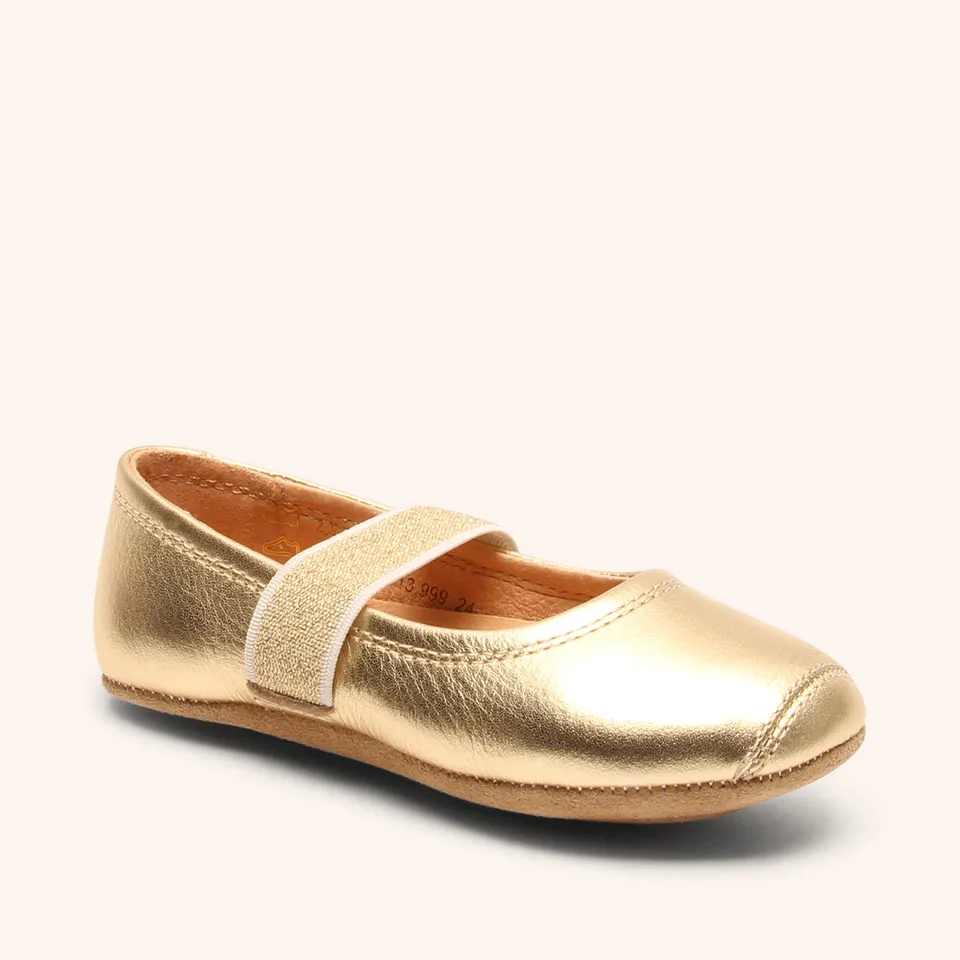 bisgaard-ballet-hausschuh-gold image 1