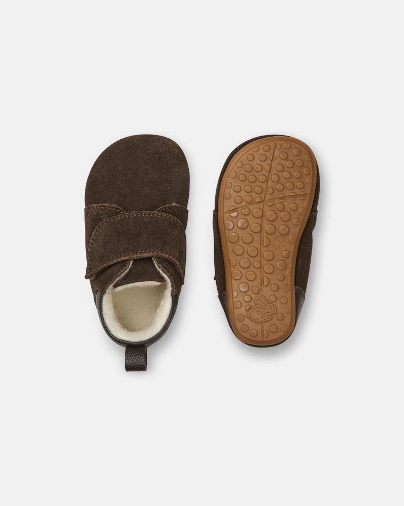 bundgaard-teddy-dark-brown-hausschuh-mit-wollfutter image 2