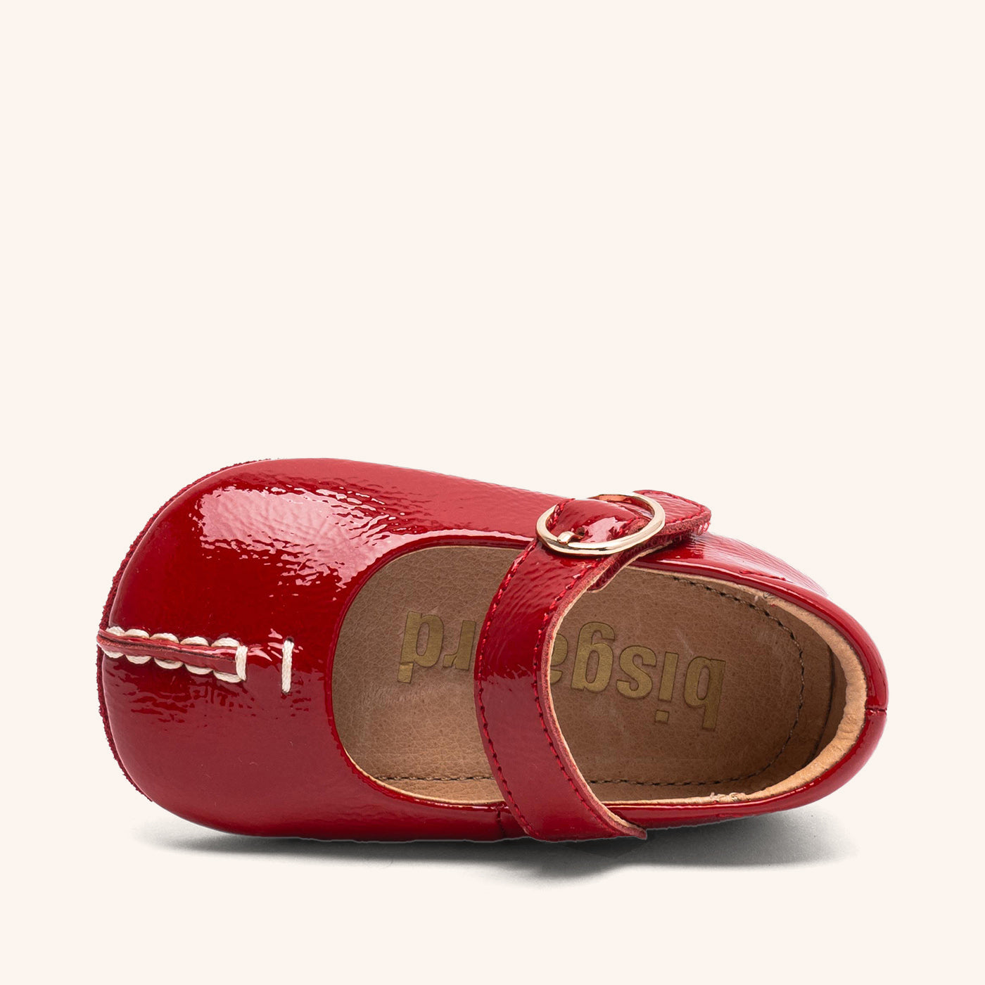 bisgaard-annabelle-ballerina-hausschuh-red-patent image 3
