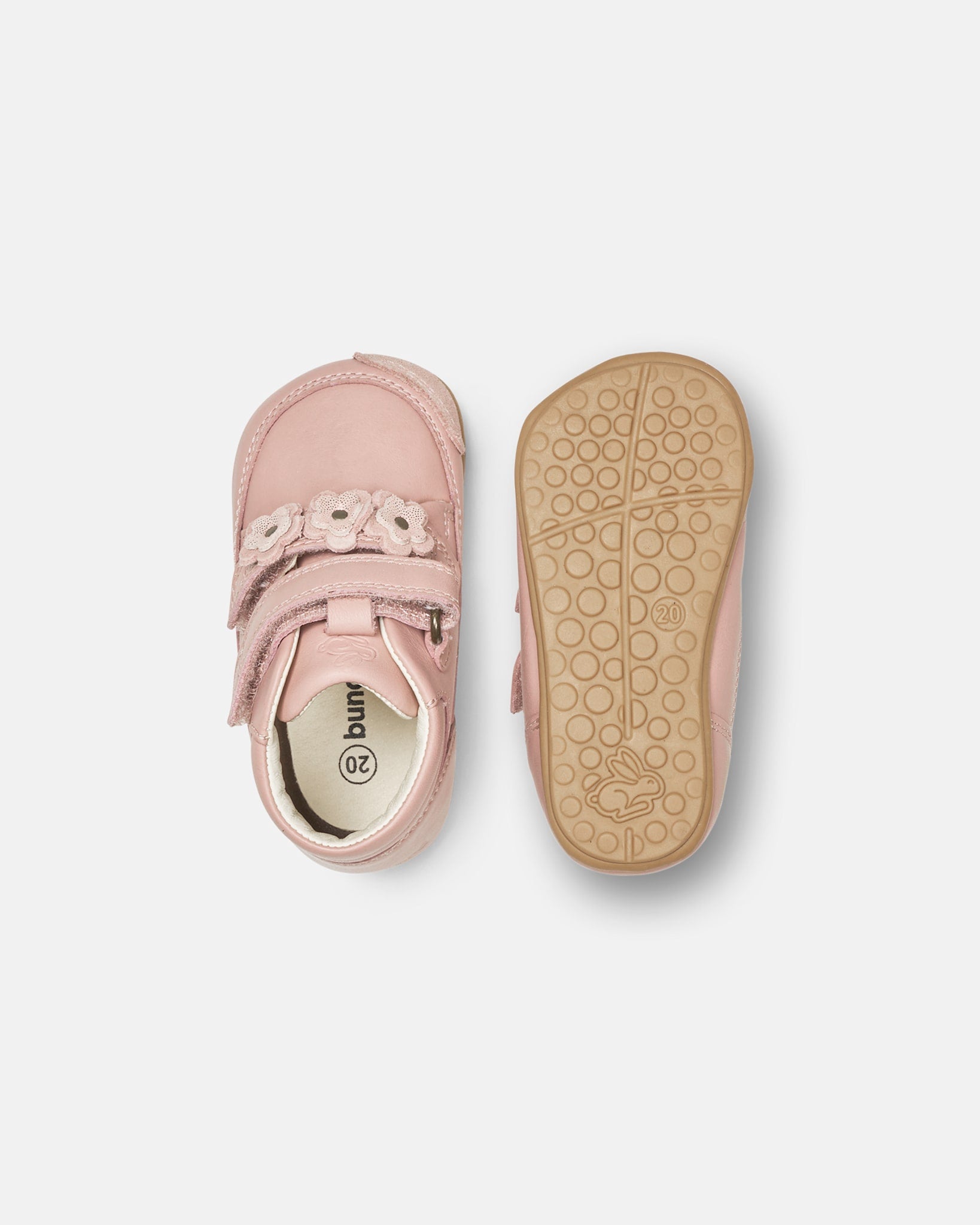 bundgaard-prewalker-flower-vintage-rose-lauflernschuh-barfu-baby-kinderschuhe image 2