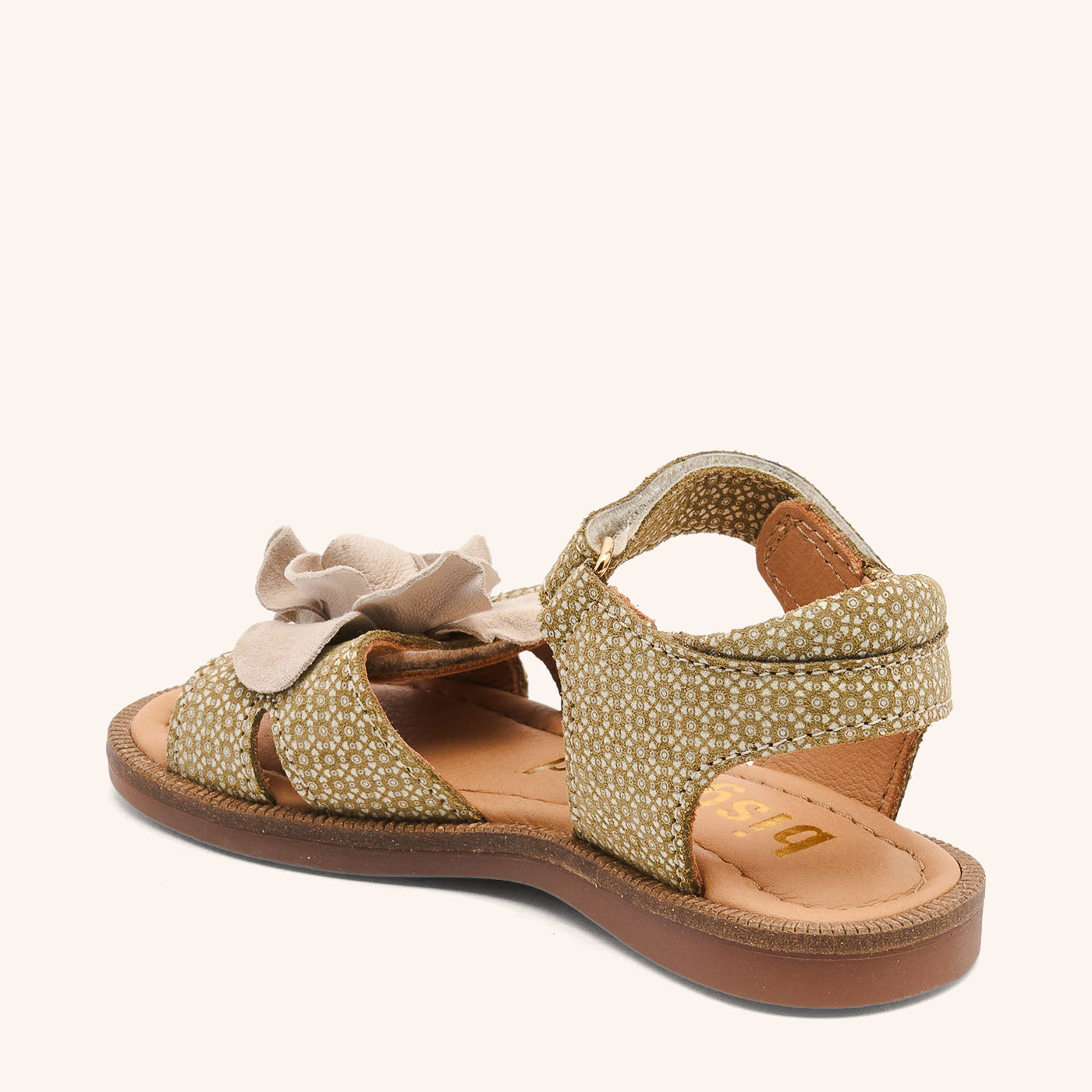 bisgaard-agnes-premium-ledersandale-sage-bloom image 2