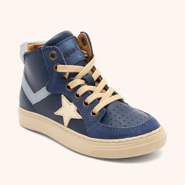 bisgaard-isak-sneaker-navy-kinderschuh-aus-naturleder-gr-e-26-40 image 1