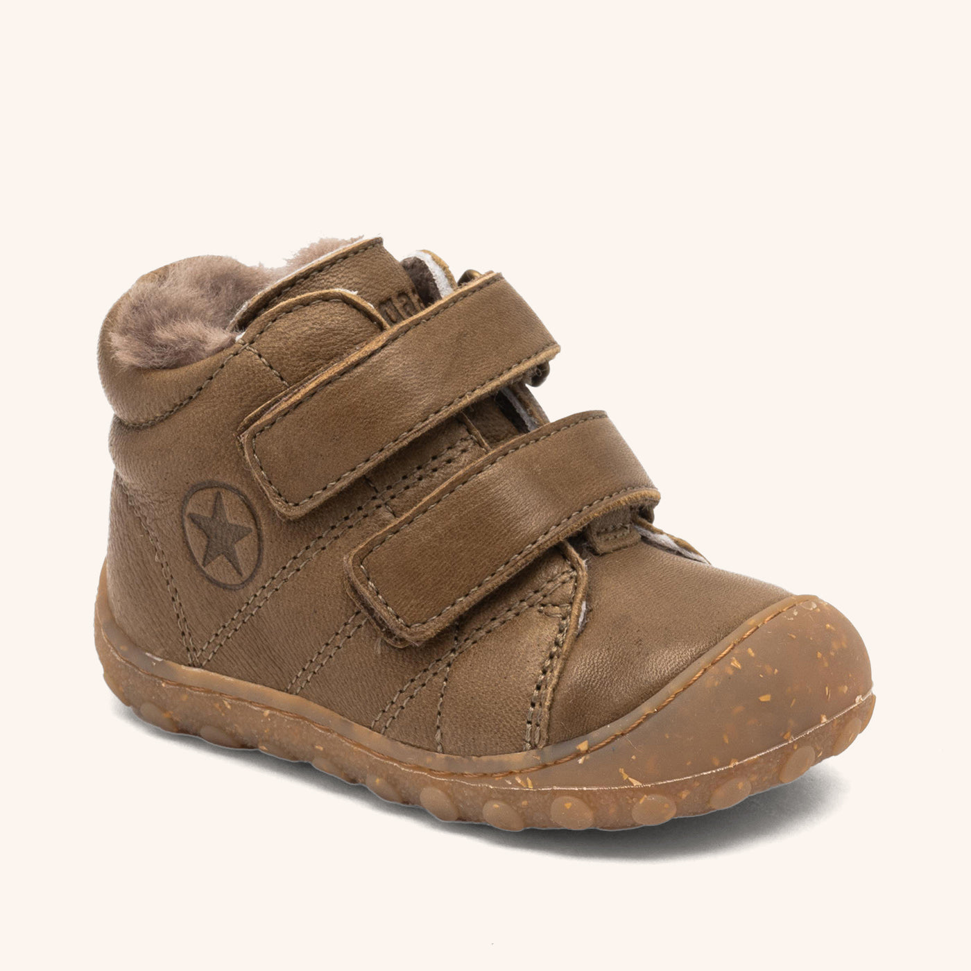 bisgaard-hale-v-lamb-lauflernschuh-khaki-warm-f-r-erste-schritte image 1