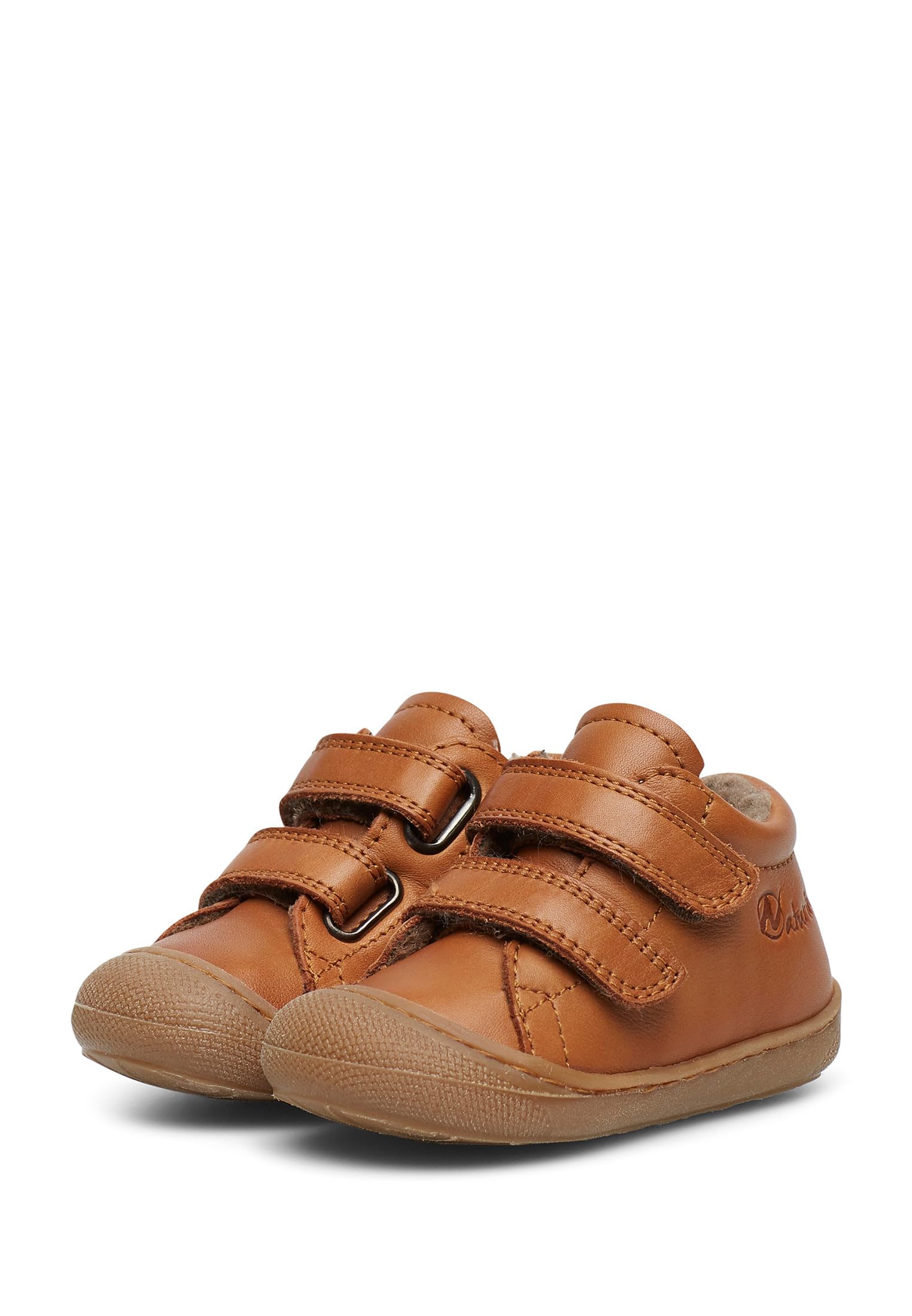 naturino-cocoon-vl-lauflernschuhe-nappaleder-wollfutter-hellbraun image 4