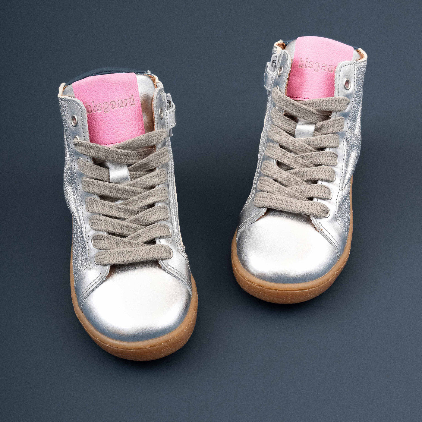 bisgaard-gaia-l-high-sneaker-silber-leder-feminin image 5